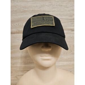 Condor Black Reverse American Flag Military Tactical Baseball Adjustable Hat